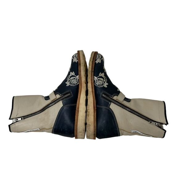 Patrick Winget Two Thousand Never 6 Boots Embroidered Floral USA Made Mens READ - Picture 12 of 16